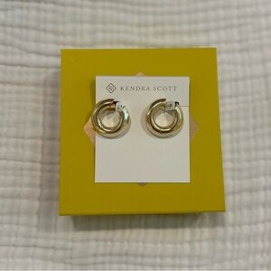 Kendra Scott Mikki Hoop Earrings in Gold